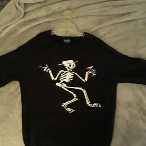 Social Distortion skelly knit sweater
